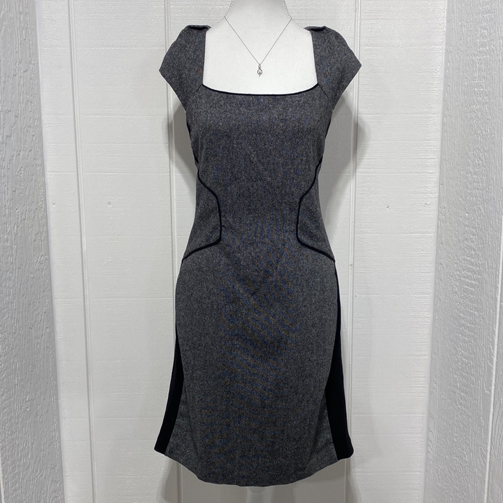Tristan wool midi dress